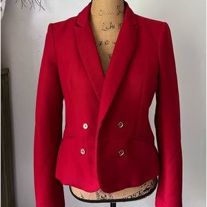 Zara Blazer Red. Size Large (Runs small, more like a medium)Like JCREW SCHOOLBOY